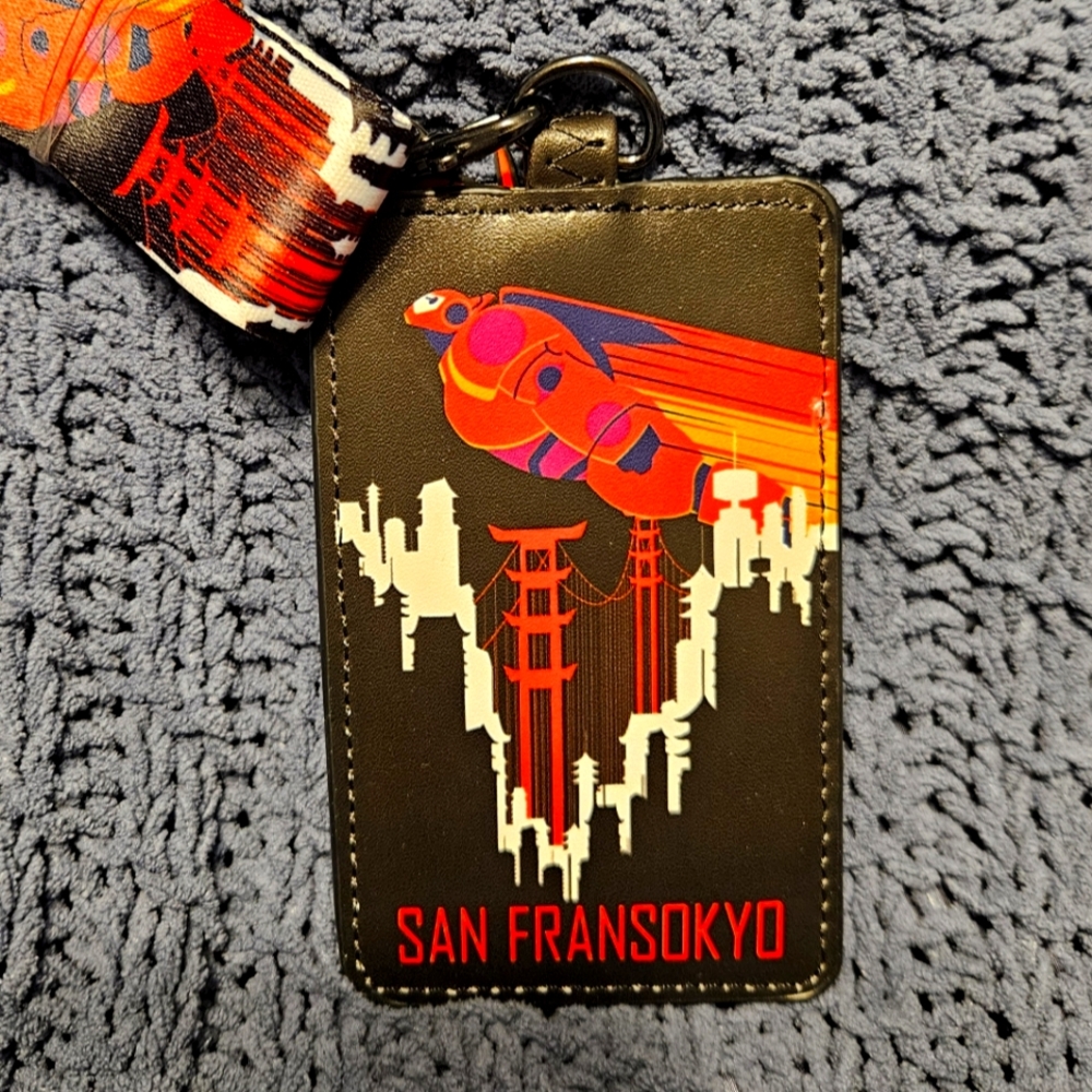Loungefly D23 Big Hero 6 lanyard NWT